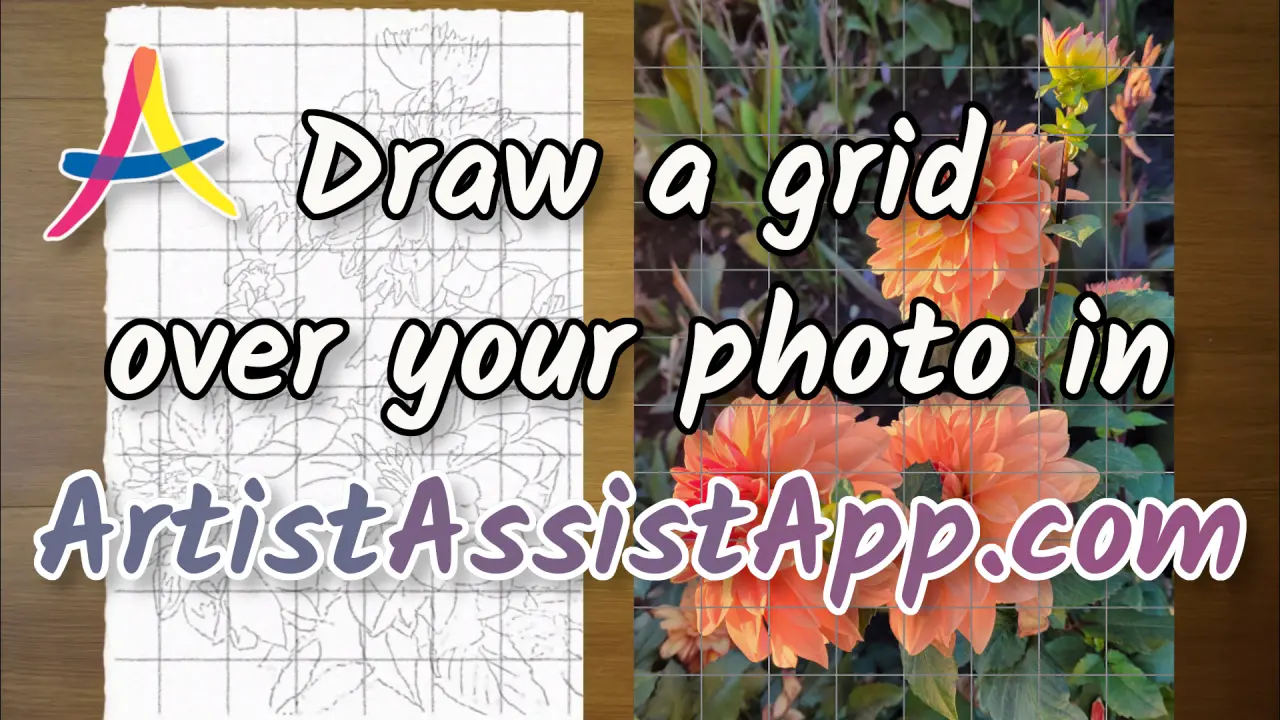 Use Grid Method to Draw Perfect Outline with ArtistAssistApp